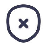 Shield Vulnerable SVG Icon